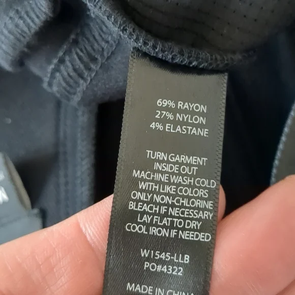 Betabrand Faux Leather Pants Medium Black 31X25 - Picture 7 of 14